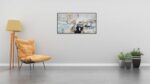 Yihui Arts Abstract Canvas Wall Art, Hand Painting Modern Oil Painting with Gold... - Image 7