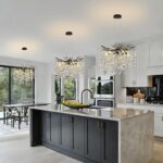 Modern Crystal Chandelier 17.7" Black Tree Branch Chandelier with K9 Crystals, D... - Image 10