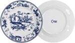 W&S CLASSICS Classic French Luxury Round Dinner Plates | 10.5 Inches Colorful Ce... - Image 4