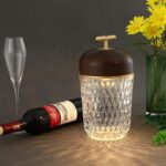 Modern Crystal Table Lamp with 24 Pine Nut Design Charging Base 3 Color Temperat... - Image 4