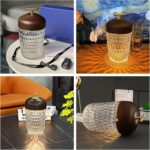 Modern Crystal Table Lamp with 24 Pine Nut Design Charging Base 3 Color Temperat... - Image 6