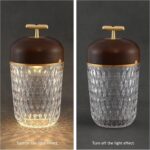 Modern Crystal Table Lamp with 24 Pine Nut Design Charging Base 3 Color Temperat... - Image 7