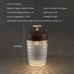 Modern Crystal Table Lamp with 24 Pine Nut Design Charging Base 3 Color Temperat... - Image 9
