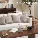 Amor Virisso Floral Throw Pillow Covers 20x20 Set of 2 Vintage Block Print Pillo... - Image 7