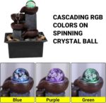 Father'sDen Collection Water fountains indoor-Waterfall-Tabletop Desk fountain w... - Image 3