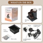 Father'sDen Collection Water fountains indoor-Waterfall-Tabletop Desk fountain w... - Image 5