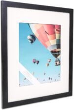 The Display Guys ~ 2 sets of 16x20 inches Black Wooden Photo Frame, Tempered Gla... - Image 3