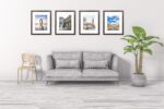 The Display Guys ~ 2 sets of 16x20 inches Black Wooden Photo Frame, Tempered Gla... - Image 7