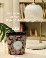 M&SENSE Neroli Noir Scented Candle, 28.2oz 3 Wick Natural Soy Wax Large Candles,... - Image 6