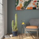 Artificial Cactus Fake Big Cactus 24 Inch Faux Cacti Plants for Home Garden Offi... - Image 7
