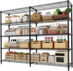 Garvee 71"Wide Storage Shelves Metal Shelving Units 5 Tier, Wire Shelving Rack 1... - Image 7