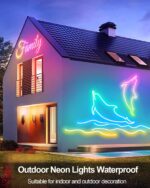 Smart Neon Rope Lights USB, 16.4Ft LED Rope Lights IC & RGB Color Changing with ... - Image 6