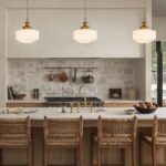 Vintage Brass Milk Glass Pendant Light Fixture, 13.8" White Pleated Glass Chande... - Image 7