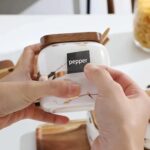Marble Ceramics Sugar Bowl Ceramic Seasoning Box Ceramic Spice Jars Porcelain Co... - Image 8