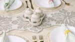 CLEENTABLE Beaded Table Runner - Elegant & Versatile Dining & Kitchen Linen for ... - Image 4
