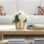 Ceramic Pots for Plants, Gold Flower Pot with Anti-Slip Bottom, Elegant Home Dec... - Image 4