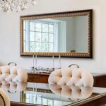 Vintage Wall Mirror for Living Room, 48" L x 24" W Large Gold Mirror for Wall wi... - Image 3