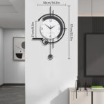 Modern Wall Clock Large Minimalist Decorative Wall Clocks Creativity Silent Non ... - Image 7