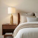 BOBOMOMO 27.5" Gold Table Lamps Set of 2 with USB-A & USB-C Charging Ports, Text... - Image 5