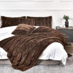 YUSOKI Luxury Faux Fur Throw Blanket(Without Pillows) 2 Layers,3lb,All Ages,Home... - Image 4
