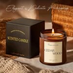Cedar Wood Candles for Home Scented, Natural Soy Aromatherapy Non Toxic Candles ... - Image 5