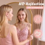 Full Length Mirror, 58" x 18" Arched Full Body Mirror Large Standing Floor Mirro... - Image 4