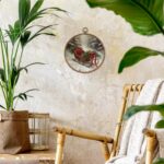 BCUANGD Christmas Round Wall Art Decor - Vintage Winter Snow Wall Art Canvas Fra... - Image 4