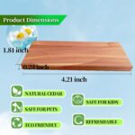 20 Piece Set of Premium Cedar Blocks for Clothes Storage - Crafted from 100% Pur... - Image 3