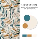 SUBRTEX Blackout Curtains 52Wx108L, Room Darkening Floral Curtains, Thermal Insu... - Image 4
