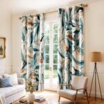SUBRTEX Blackout Curtains 52Wx108L, Room Darkening Floral Curtains, Thermal Insu... - Image 5