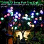 TONULAX Solar Garden Lights - Upgraded Landscape Tree Lights with Larger Solar C... - Image 3