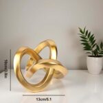 Knot Geometric Sculpture Decor,Mid Century Modern Abstract Figurines,Home Decor ... - Image 4