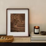 11x14 Frame, Solid Walnut Wood Poster Frame with Mat for 8x10 or 11x14 without M... - Image 3