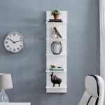 Danya B. Decorative Wall Mount Vertical Shelving Unit – Modern Column Shelves (W... - Image 3