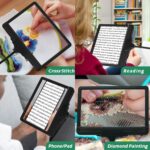 NZQXJXZ Large 5X Rechargeable Floor Magnifying Glass with Light and Stand 43 LED... - Image 8