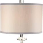 Vienna Full Spectrum Aline 27" Tall Geometric Modern Table Lamps Set of 2 Clear ... - Image 6