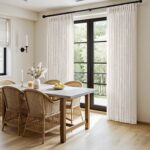 MIULEE Pinch Pleated Thick Linen Curtains 90 Inches Long 2 Panels for Living Roo... - Image 4