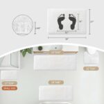 Disolla White Bathroom Rug 17x24 - Non-Slip Plush Small Bath Mat, Highly Absorbe... - Image 4