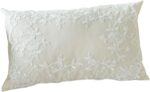 Qianly Throw Pillow Luxury Versatile Embroidery Lace Floral Sofa Cushion for Cou... - Image 8