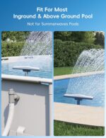 POOLHACKER Original Pool Sprinkler Fountains for Above and In-ground Pools, Adju... - Image 5