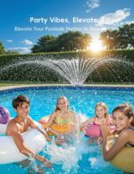 POOLHACKER Original Pool Sprinkler Fountains for Above and In-ground Pools, Adju... - Image 6