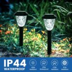 GIGALUMI 8 Pack Solar Lights Outdoor, Solar Pathway Lights with Great Pattern, W... - Image 6