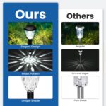 GIGALUMI 8 Pack Solar Lights Outdoor, Solar Pathway Lights with Great Pattern, W... - Image 7