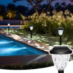 GIGALUMI 8 Pack Solar Lights Outdoor, Solar Pathway Lights with Great Pattern, W... - Image 10