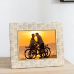 Kimdio 6x8 Picture Frames Resin Table Frame Rustic Photo Frame with High Definit... - Image 3
