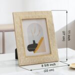 Kimdio 6x8 Picture Frames Resin Table Frame Rustic Photo Frame with High Definit... - Image 6