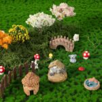 62 Pcs Mini Fairy Garden Accessories Outdoor, Fairy House Accessories Including ... - Image 6