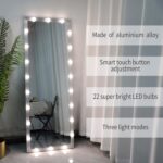 ANYHI 63"X23" Full Length Mirror with Lights, Bedroom Full Body Mirror with Ligh... - Image 3