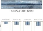 Blue Grey Table Runners Modern Art Farmhouse Linen Table Runners Dresser Scarves... - Image 5