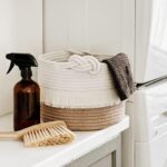 CherryNow Small Woven Storage Baskets Cotton and Jute Rope Decorative Hamper for... - Image 8